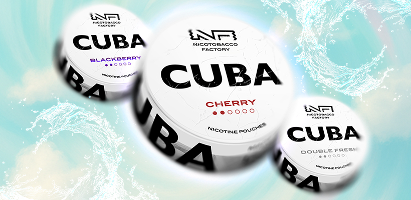 Cuba White Double Fresh 16 mg/g – Bolsas de Nicotina