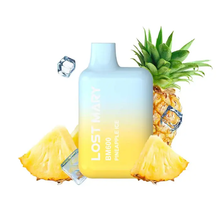 LOST MARY BM600 20mg Pineapple Ice vaper desechable para mini markets 600 caladas legales.webp