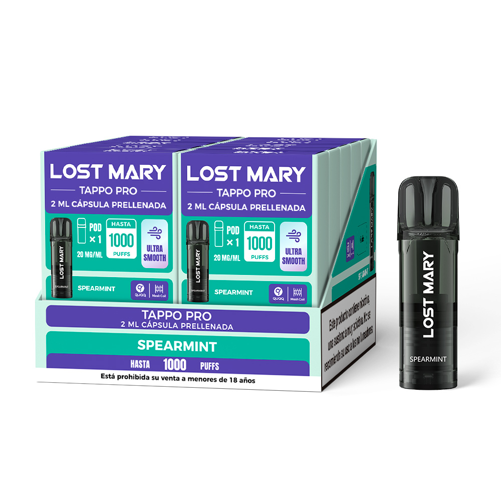 Lost Mary Tappo PRO x1 CÁPSULA Spearmint 20mg 1000 caladas - glayce.jpg