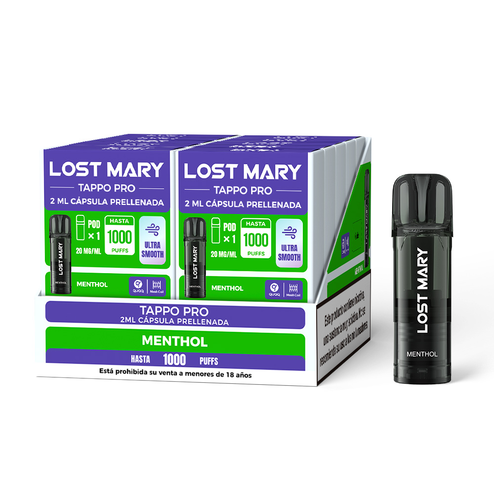 Lost Mary Tappo PRO x1 Cápsula Menthol 20 mg Glayce.jpg