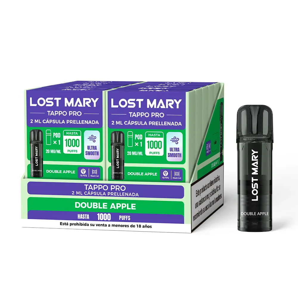 Lost Mary Tappo PRO x1 CÁPSULA Double Apple 20mg 1000 caladas.webp