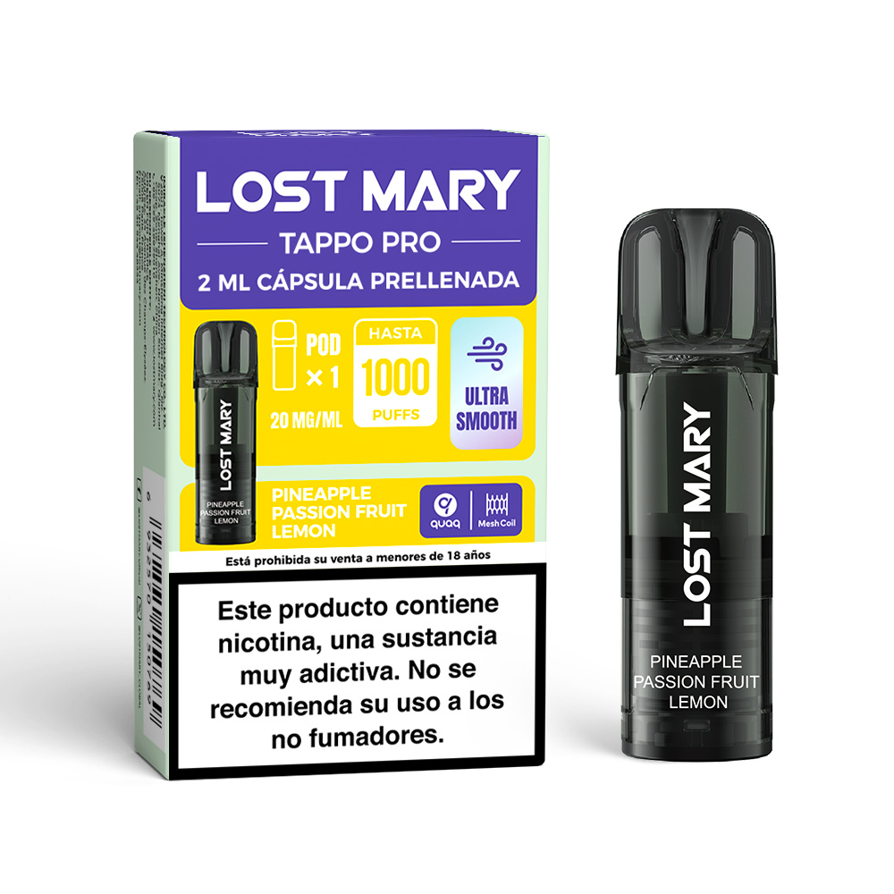 Lost Mary Tappo PRO x1 CÁPSULA Pineapple Passion Fruit Lemon 20mg glayce.jpg