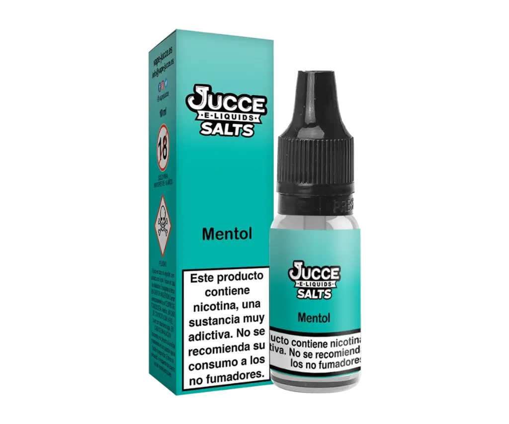 [42026ES] Jucce Salts Mentol 10ml E-líquido (12mg)