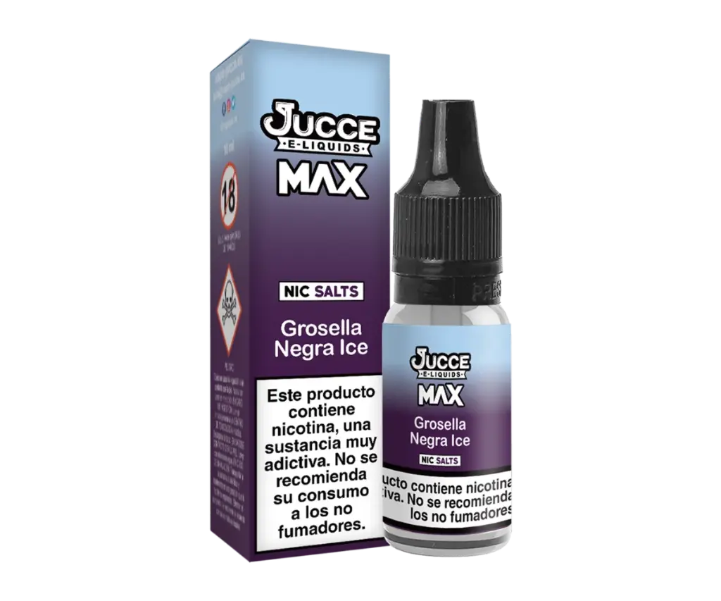 [40901ES] Jucce Max Grosella Negra Ice 10ml E-líquido (12mg)