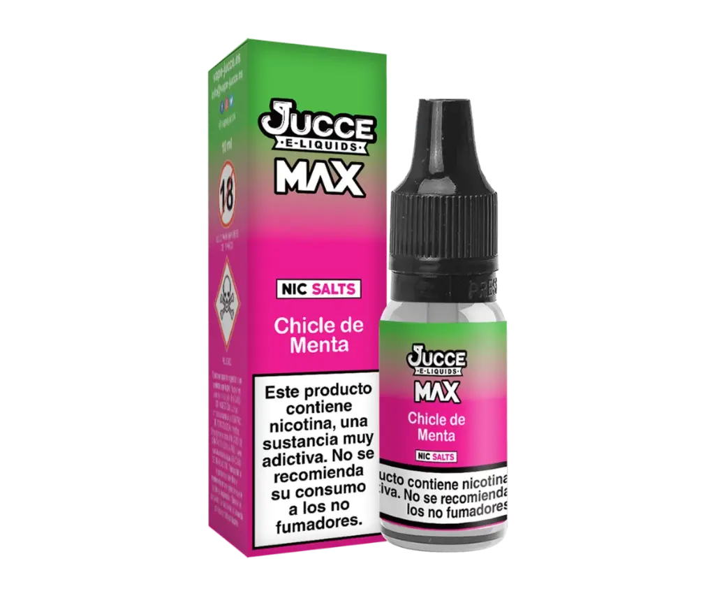 Jucce Max Chicle de Menta 10ml E-líquido