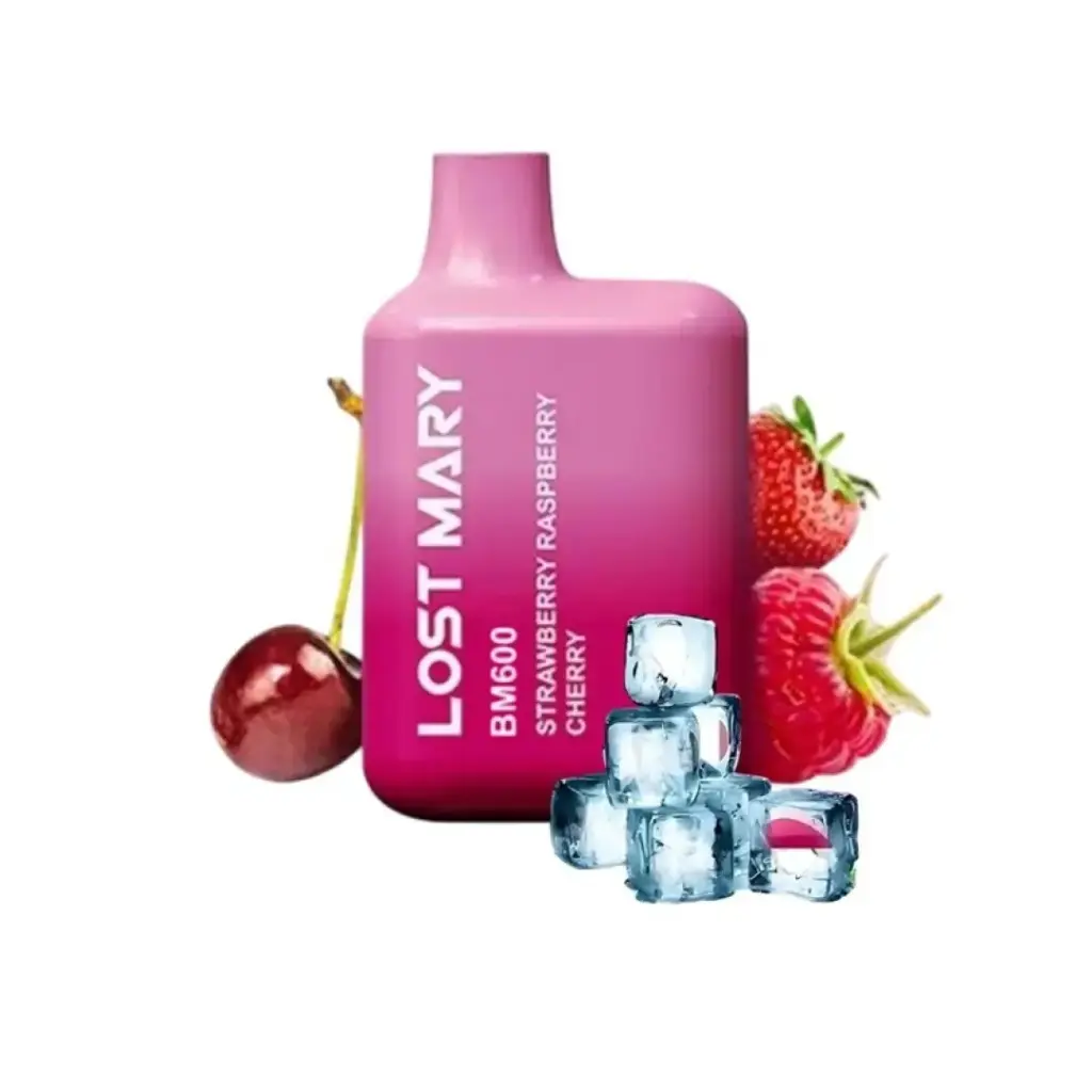 LOST MARY BM600 20mg Strawberry Rasperry Cherry Ice
