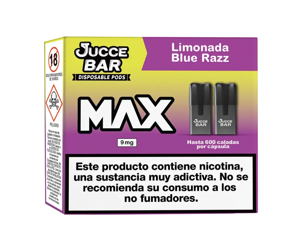 Jucce Bar MAX 9mg Limonada Blue Razz
