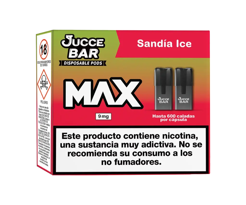 Jucce Bar MAX 9mg Sandía Ice