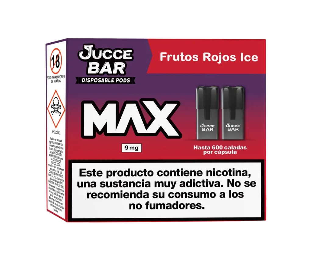 [40830ES] Jucce Bar MAX 9mg Frutos Rojos Ice