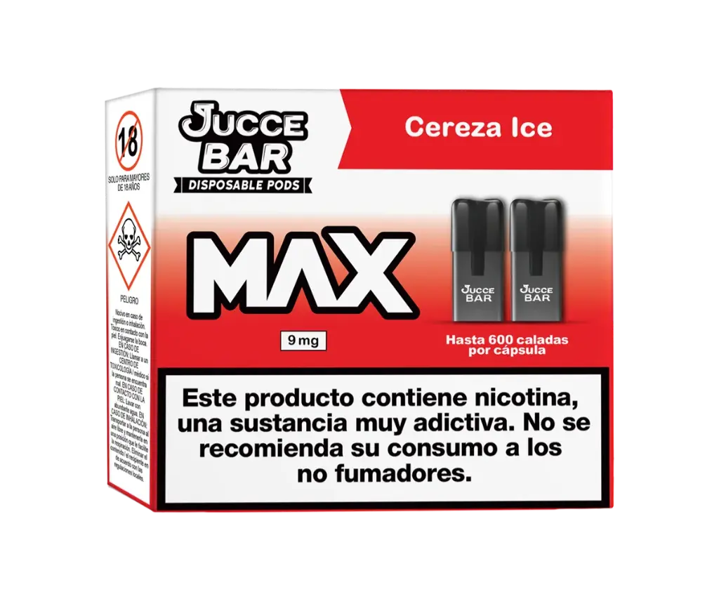 [40834ES] Jucce Bar MAX 9mg Cereza Ice