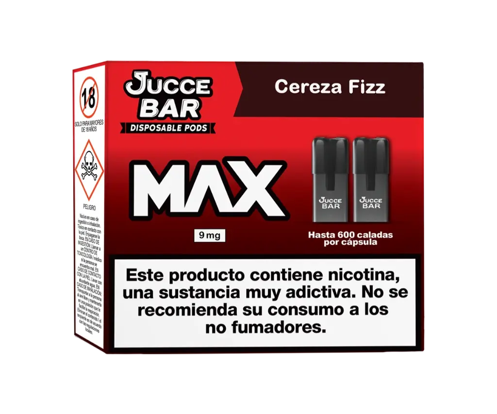 [40835ES] Jucce Bar MAX 9mg Cereza Fizz