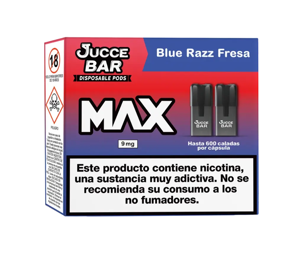 [40836ES] Jucce Bar MAX 9mg Blue Razz Fresa