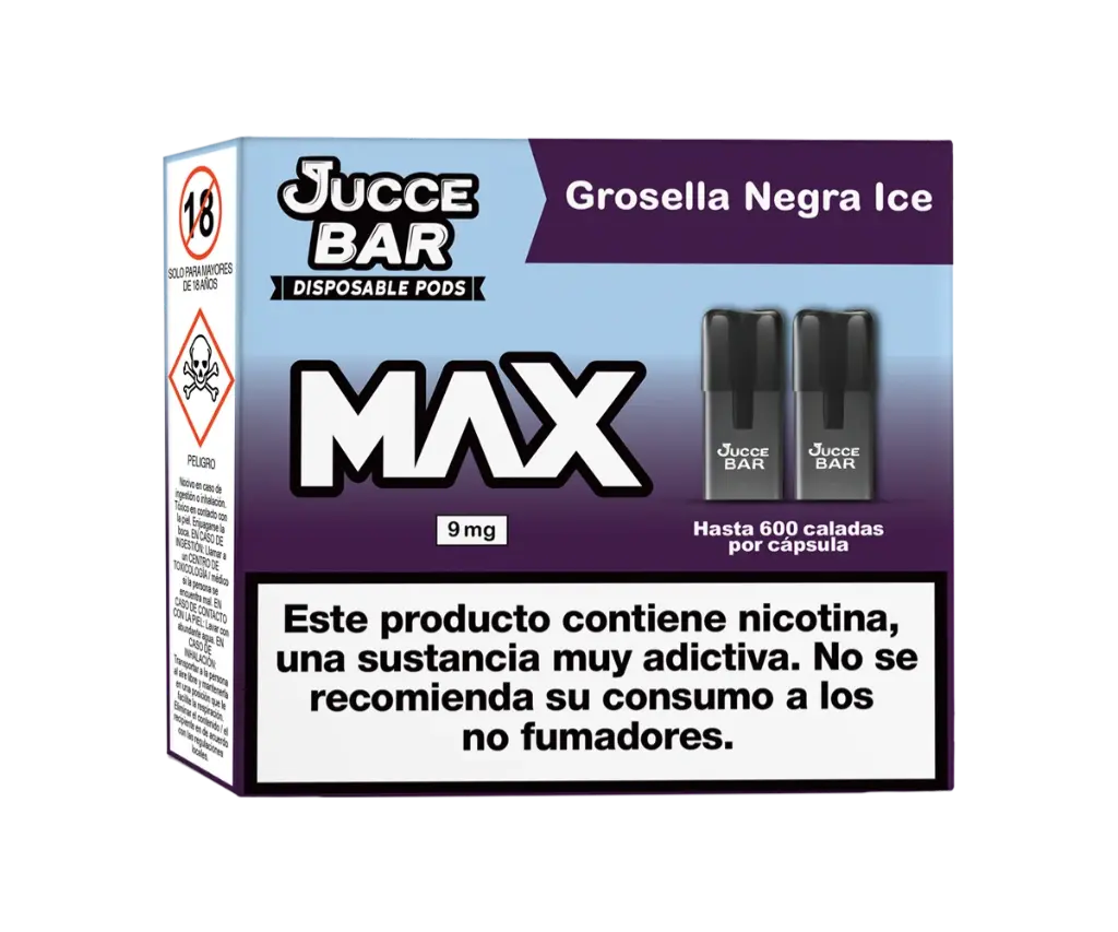 [40838ES] Jucce Bar MAX 9mg Grosella Negra Ice