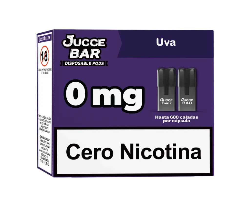 Jucce Bar 0mg Uva ICE Sin Nicotina