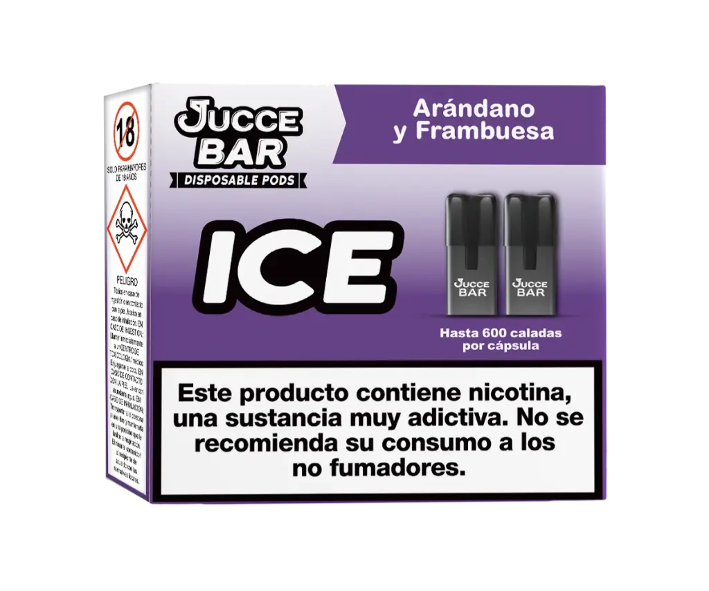 [40811ES] Jucce Bar Ice Arándanos y Frambuesa 12mg