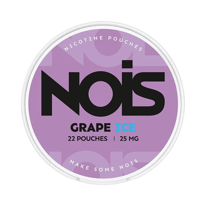 NOIS Grape Ice 25 mg/g – Bolsas de Nicotina