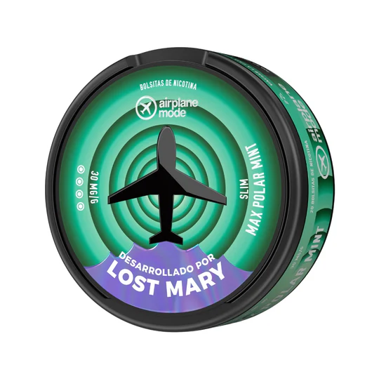 [VY-NPLM0197] Bolsas de Nicotina Lost Mary - Airplane Max Polar Mint 30mg