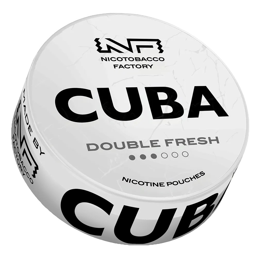 [4301.43220] Cuba White Double Fresh Nicotine Pouches 16 mg/g