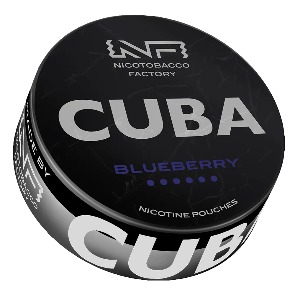 [4301.43226] Cuba Black Blueberry Nicotine Pouches 66 mg/g