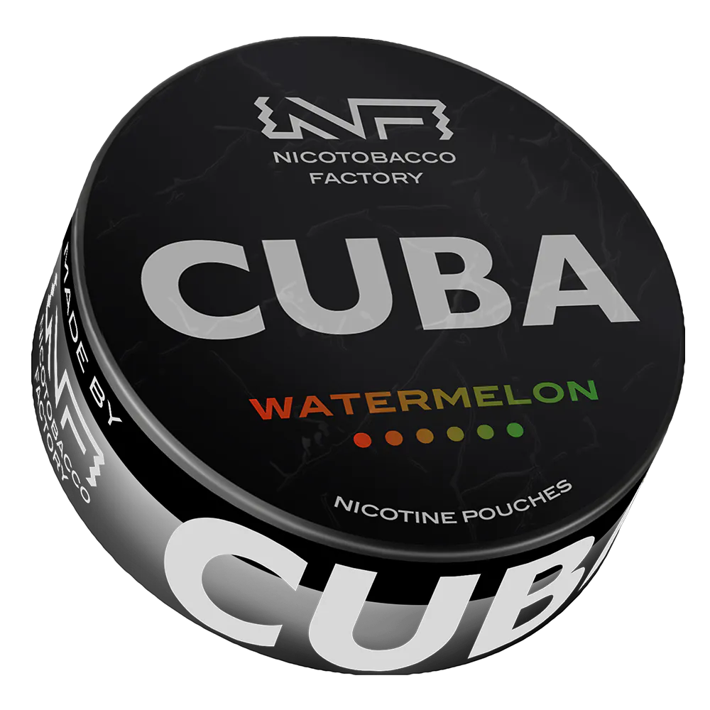 [4301.43227] Cuba Black Watermelon Nicotine Pouches 66 mg/g