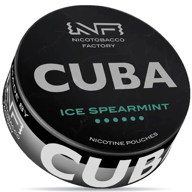 Cuba Black Ice Spearmint Nicotine Pouches 66 mg/g